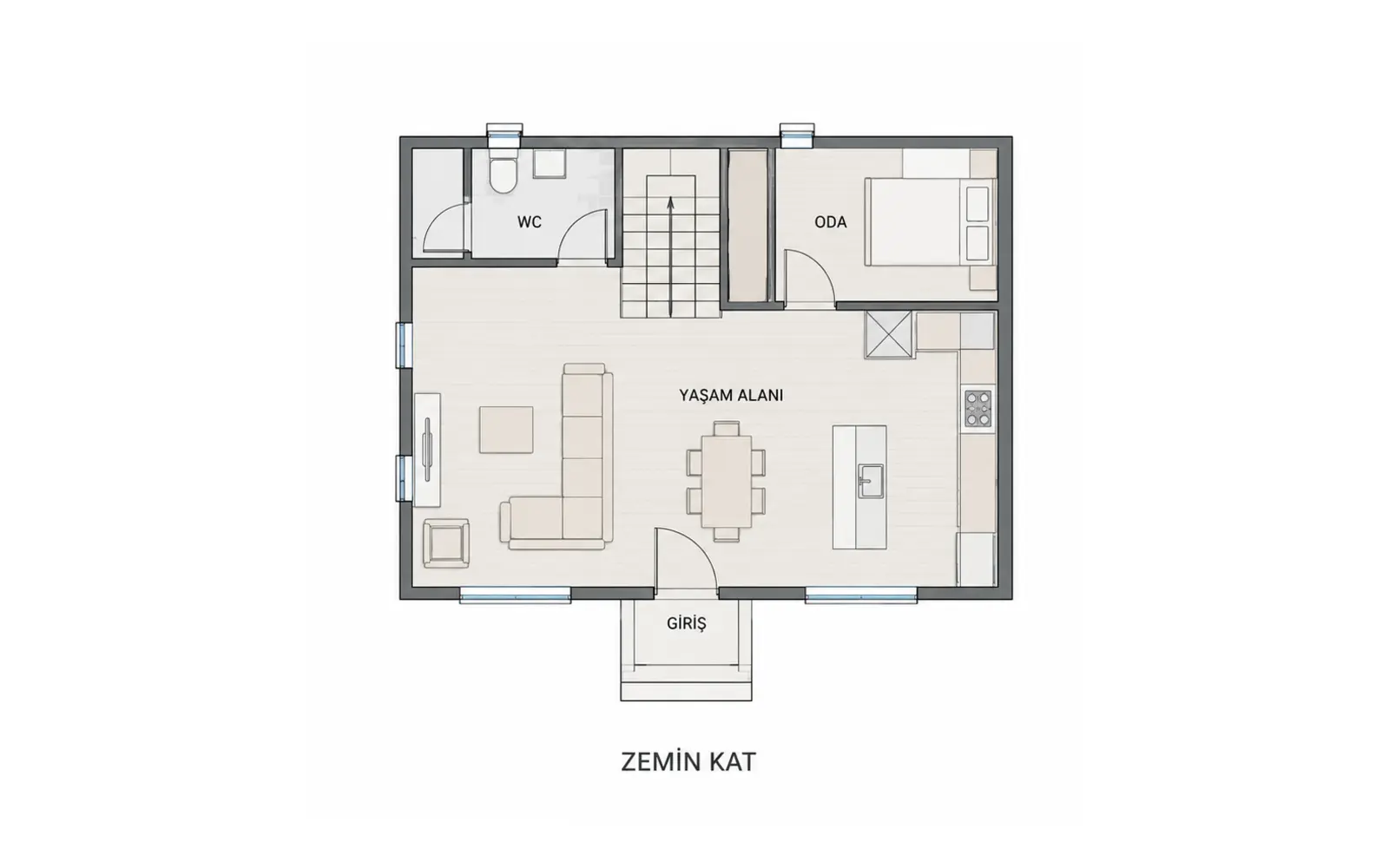 SMART 140 ILGAZ floor plan 1