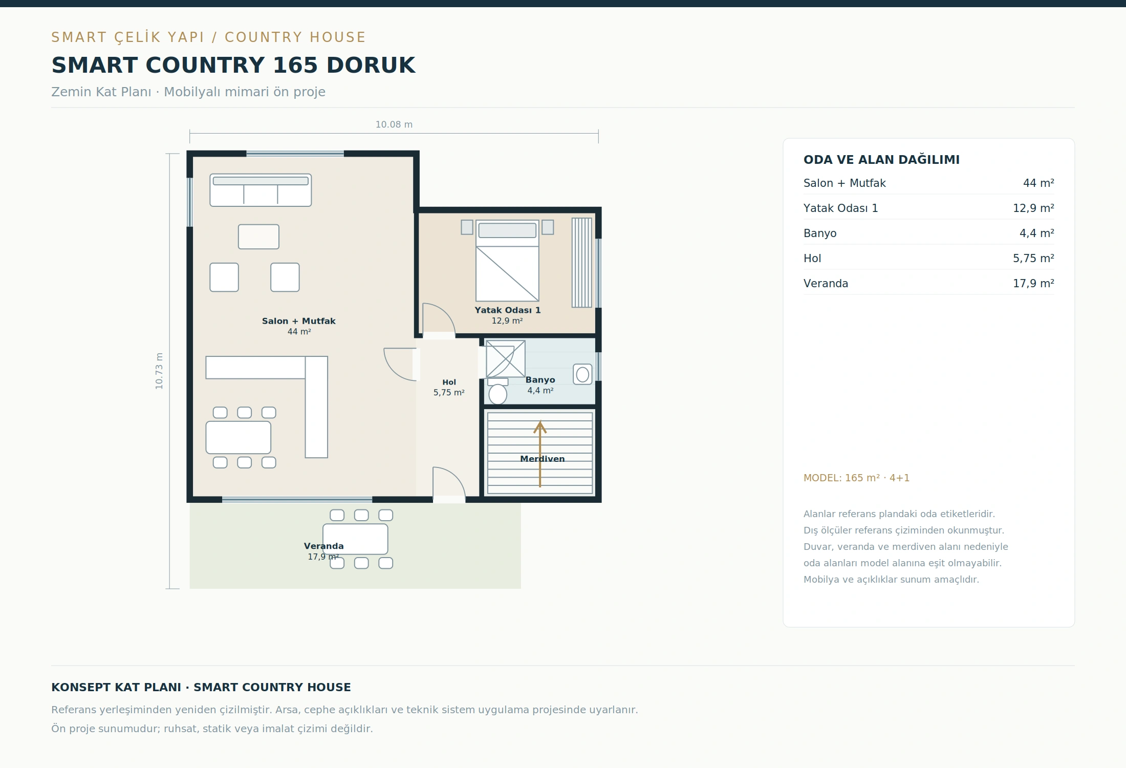 SMART COUNTRY 165 DORUK · Erdgeschoss