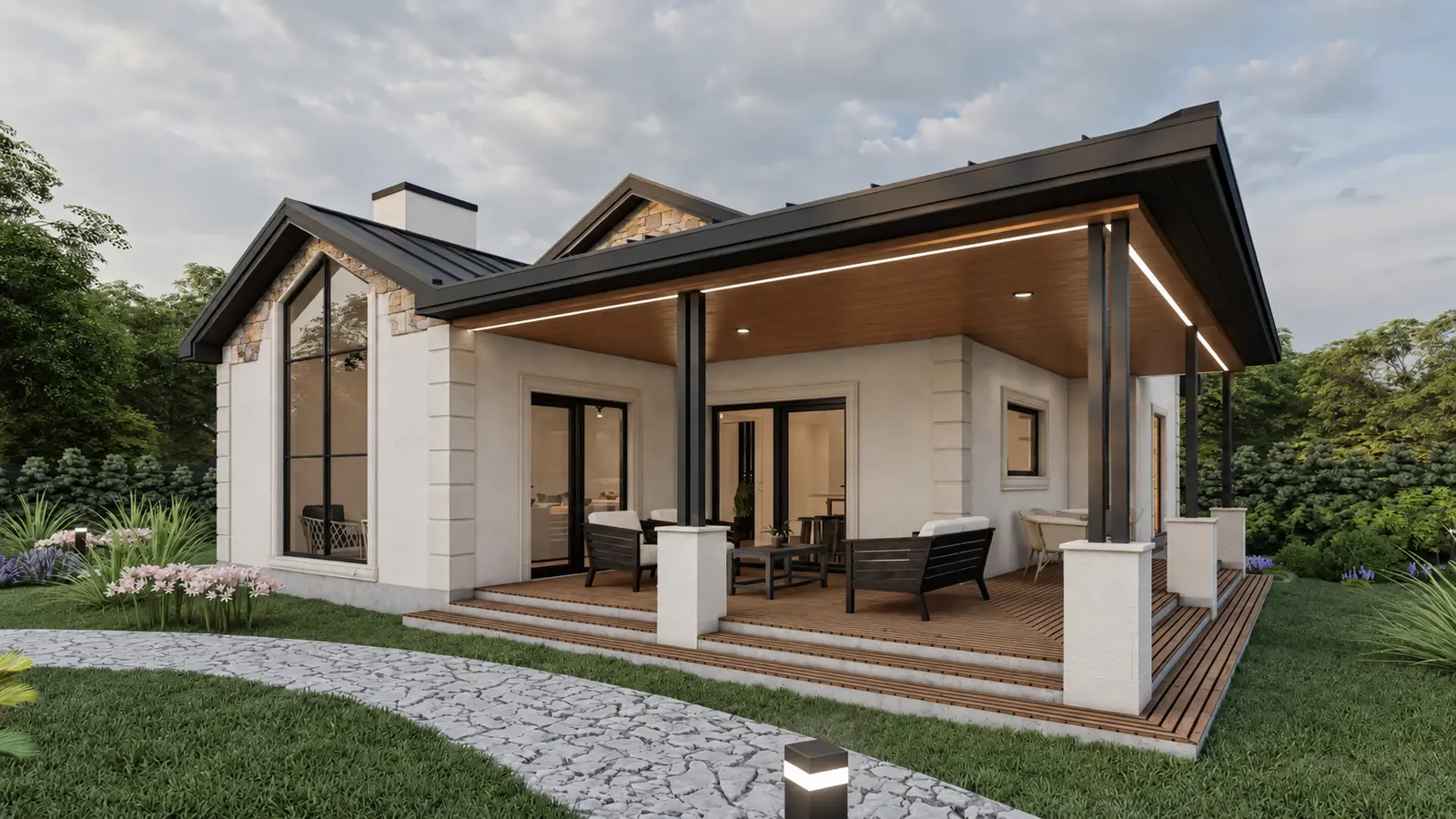 SMART 128 STONE architectural view 3