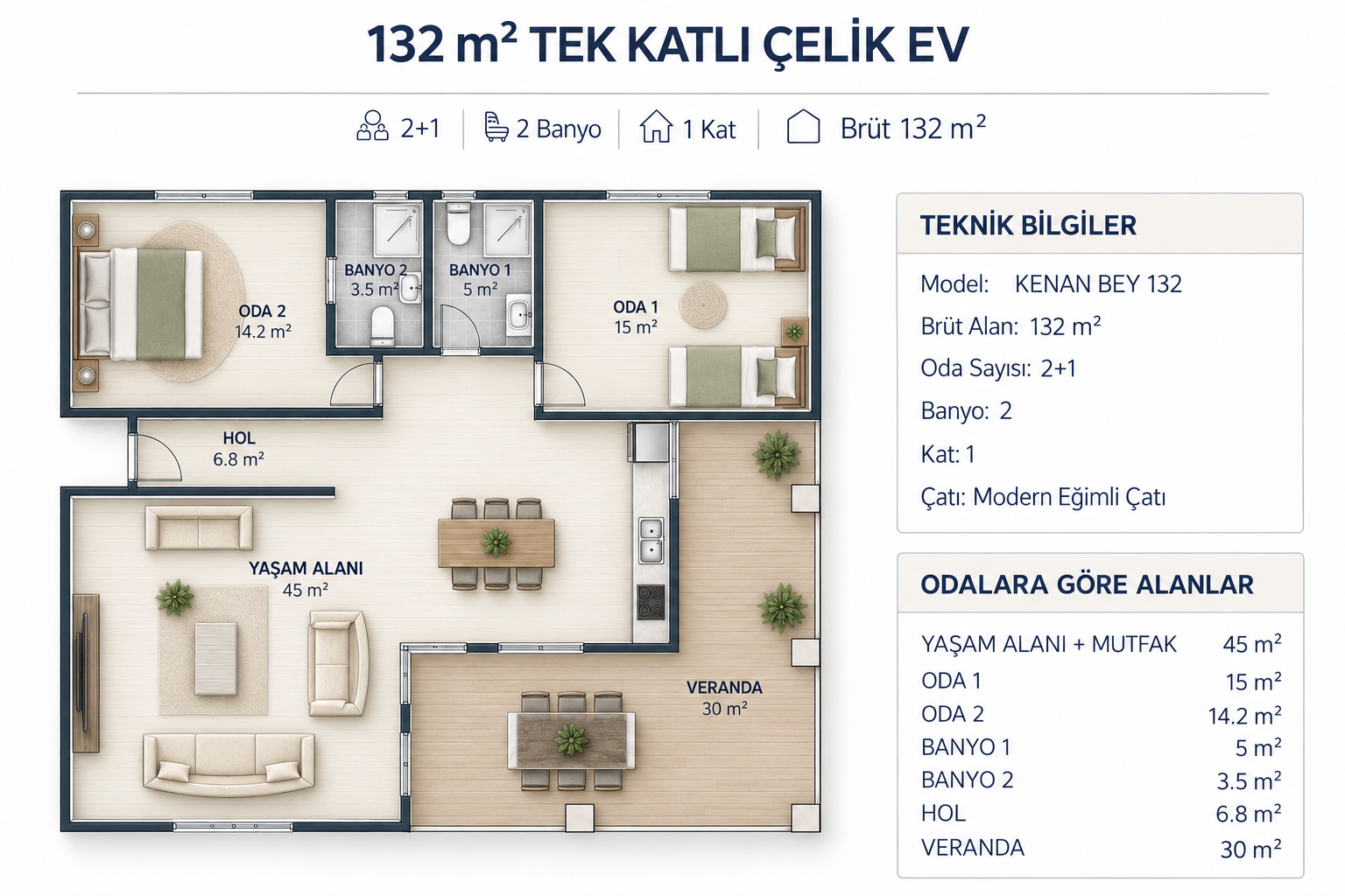 SMART 132 VERANDA floor plan 1