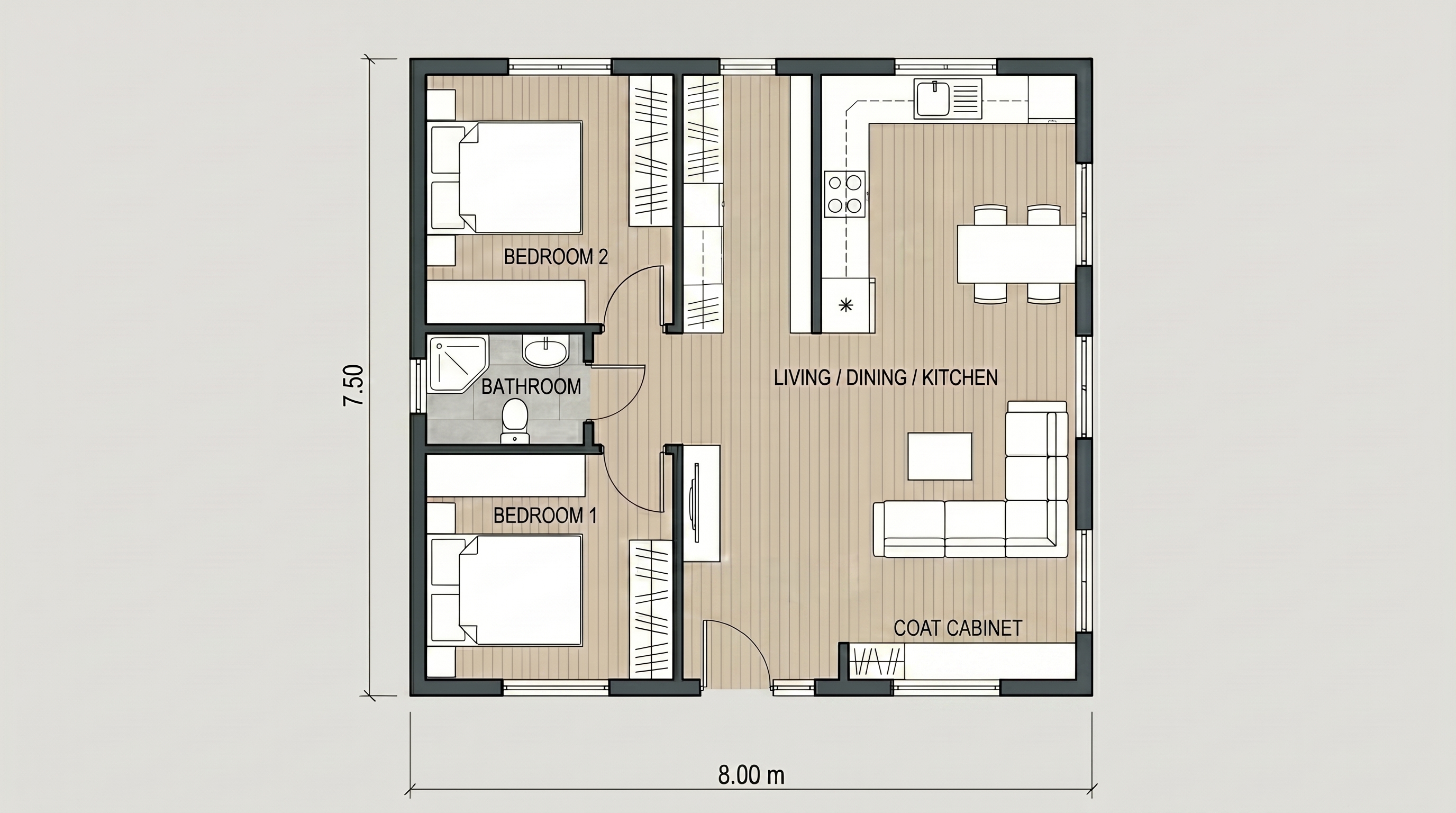SMART 60 START floor plan 1